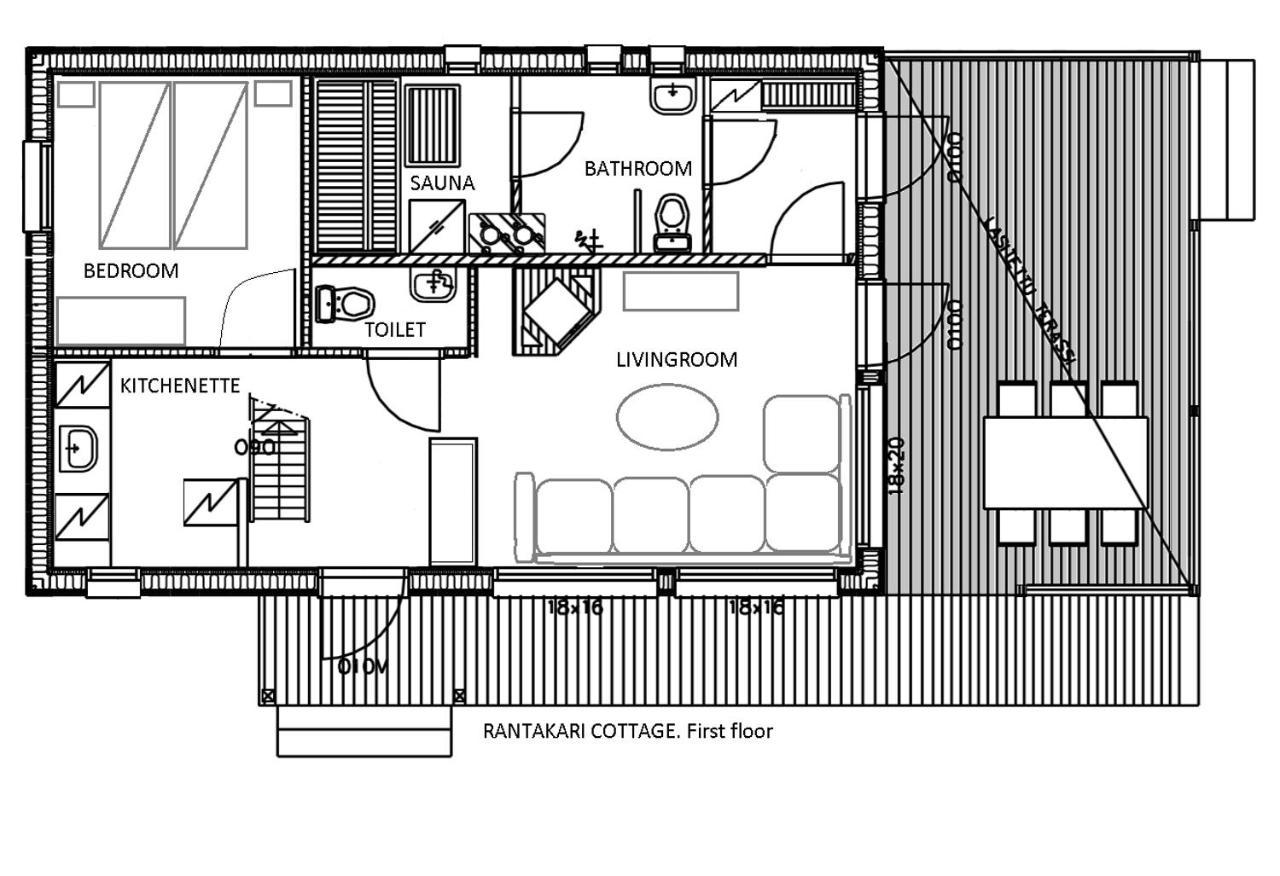 קוטקה Rantakari Cottage מראה חיצוני תמונה